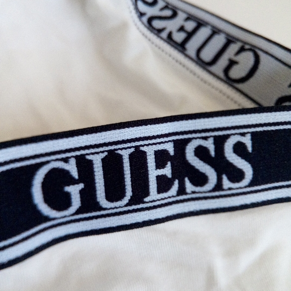 New Guess Optic White & Black Brief Panty US XL - Picture 16 of 16